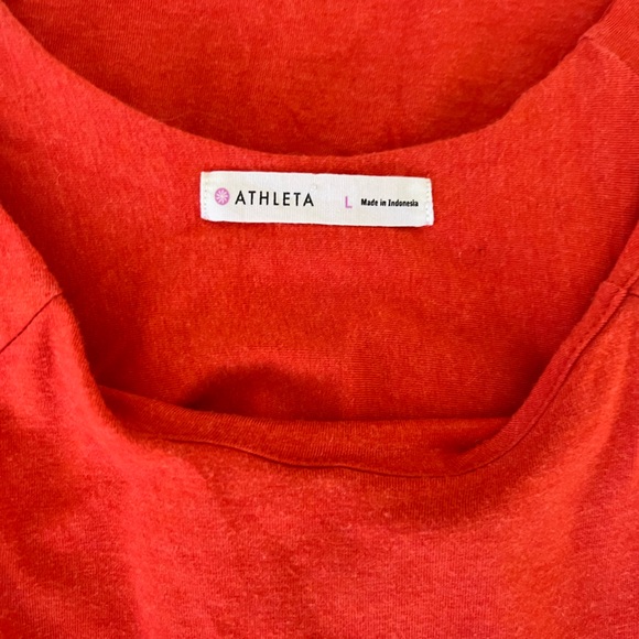 Athleta Vibrant Red Dress- Size L - Picture 4 of 5